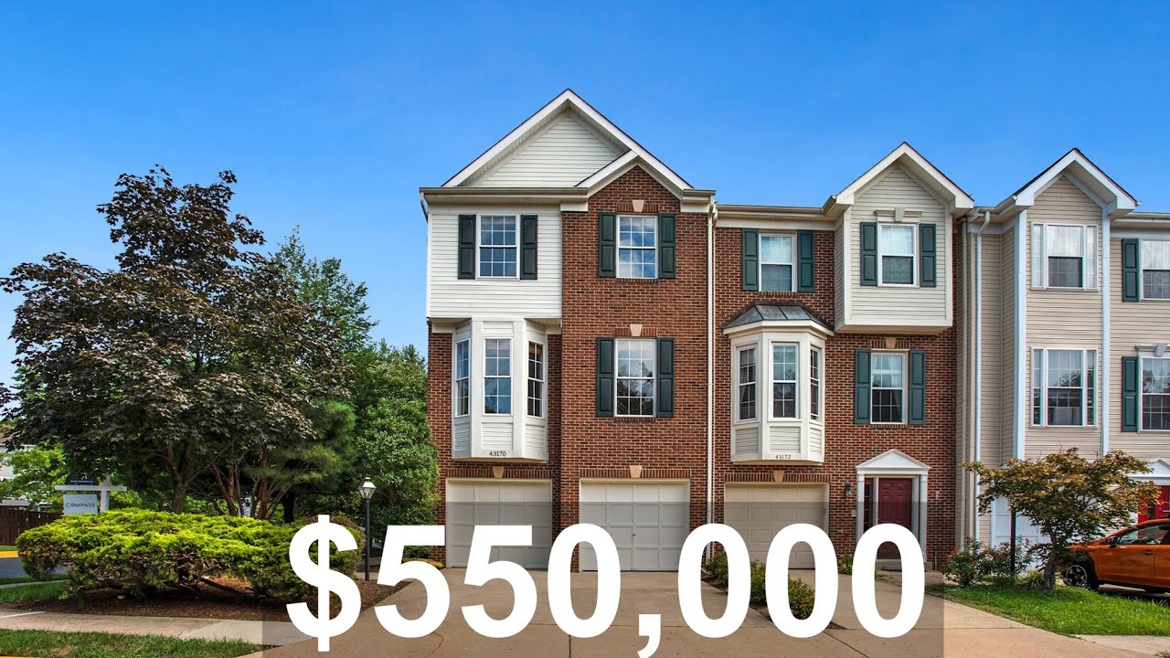 Ashburn VA Home for Sale 43170 Lawnsberry Square YouTube