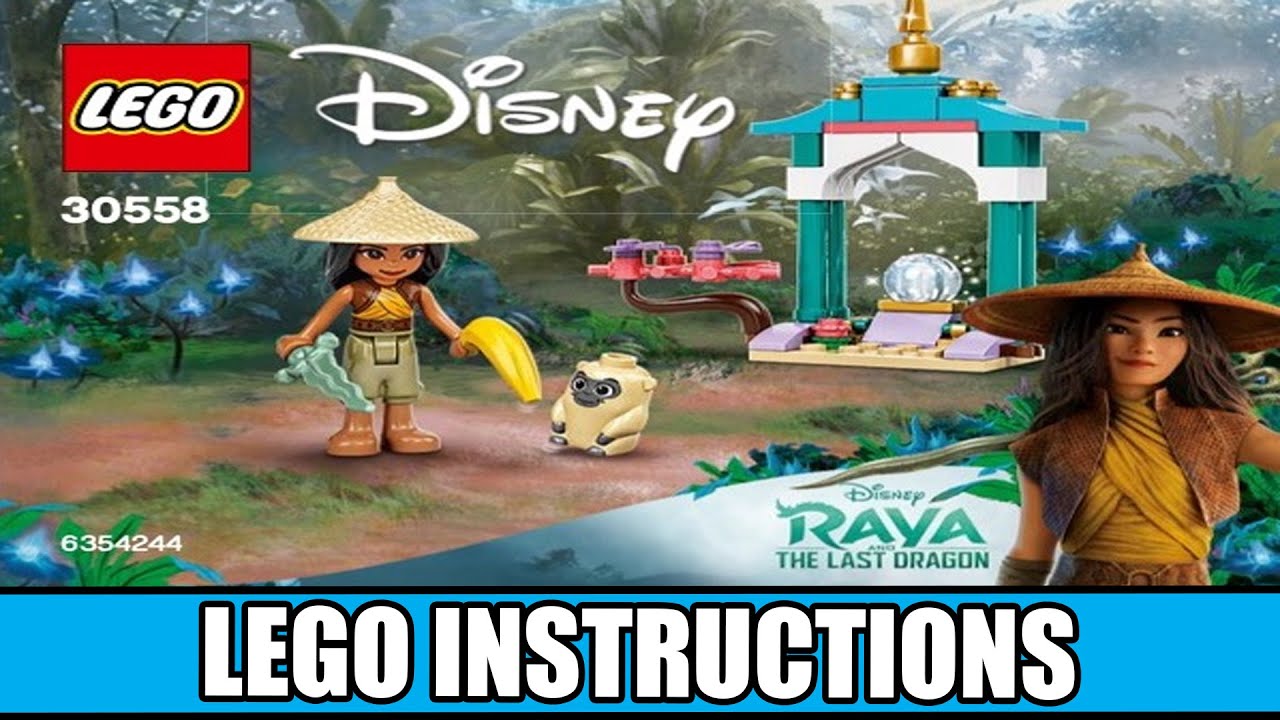 Raya and the Ongi's Heart Lands Adventure LEGO instructions