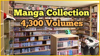 HUGE MANGA COLLECTION 2023!! | Otaku Room Tour 4,300+ Volumes