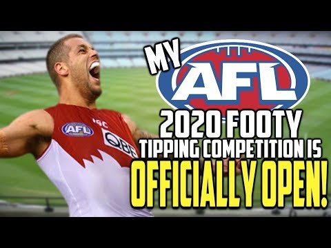 MY AFL 2020 FOOTY TIPPING COMPETITION IS OFFICIALLY OPEN!