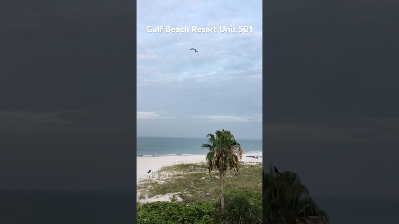 View from Unit 501 Gulf Beach Resort 