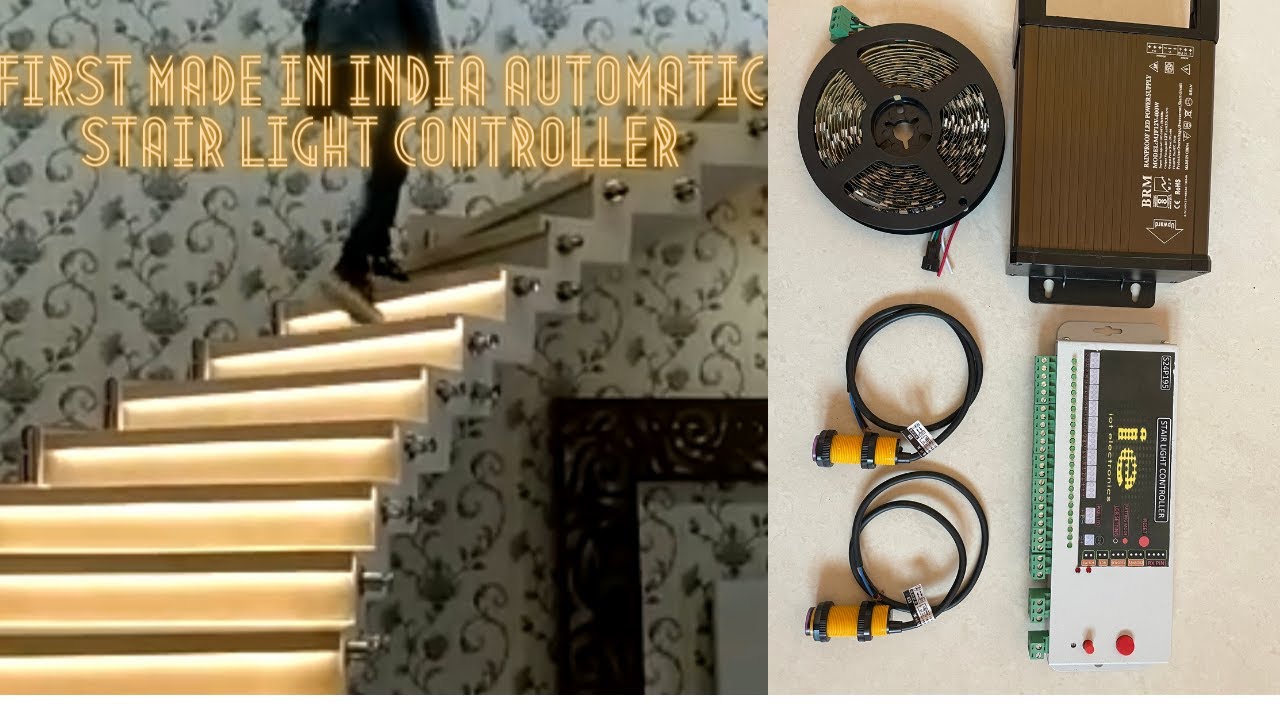 stair light controller | how to install automatic stair controller