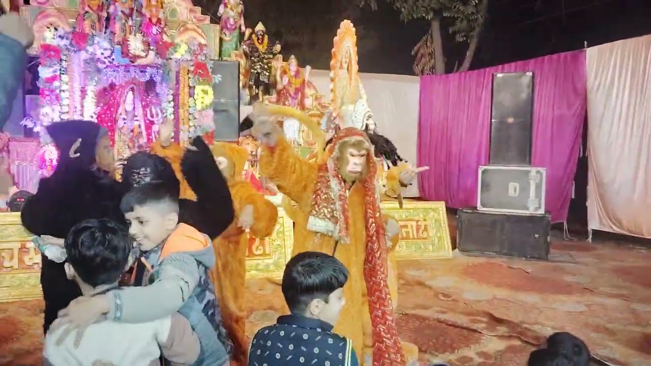 Hanuman ji dance performance 😎☺