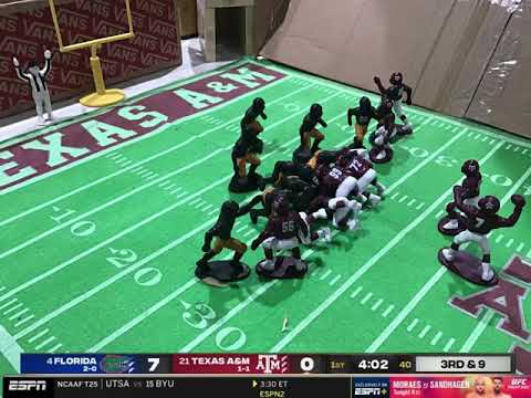 Florida Vs Texas A&M Football Guys Highlights Stop Motion Film