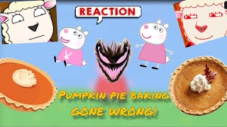 Pumpkin Pie Baking Gone Wrong Reaction
