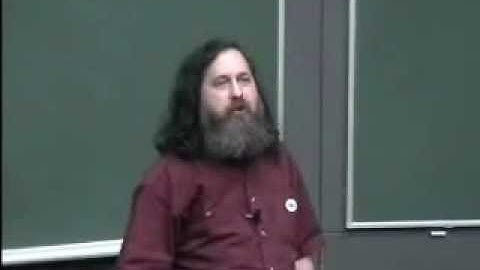 The Danger of Software Patents - Richard Stallman