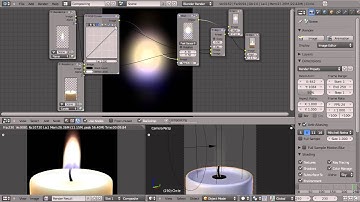 Create A Volumetric Candle Using Blender 2.5 - 3