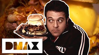 Adam Tries Out A Burger So Secret That It's Not Even On The Menu! | Man V Food