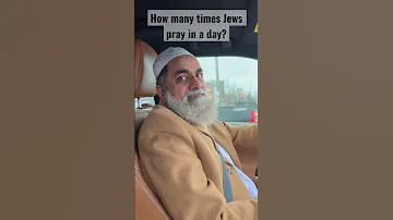 How many times Jews Pray in a day? #shorts