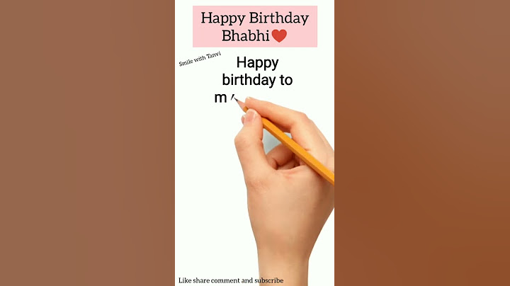 Heart touching birthday wishes for Bhabhi♥️ #shorts #happybirthday