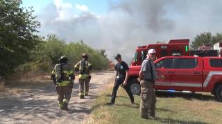 Numerous fire departments respond to Bellmead brush fire
