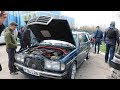 Mercedes-Benz W123 AMG V12 злой сарай Allo ГараЖ часть 2 мотор, салон