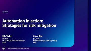 AWS re:Inforce 2024 - Automation in action: Strategies for risk mitigation (GRC301)