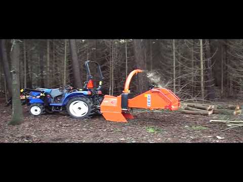 Timberwolf TW PTO/150H Tractor Mounted Wood Chipper - video from Timberwolf