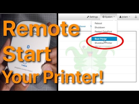 Turn on your 3D printer from anywhere!
