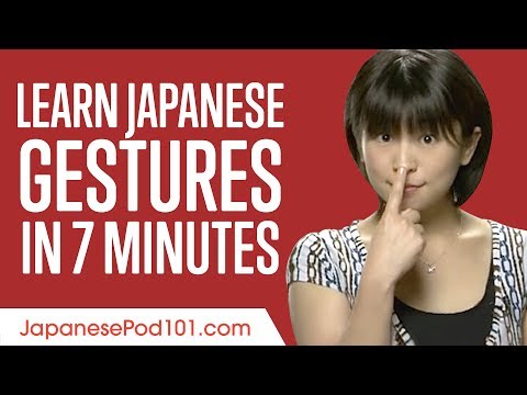 Learn Japanese Gestures and Body Language in 7 minutes