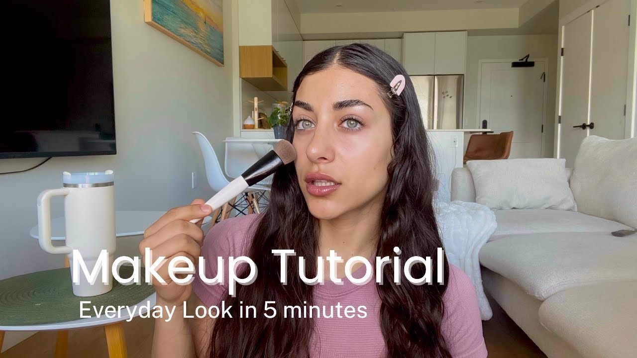 Minimal Everyday Makeup | Step by Step for Absolute Beginners - YouTube