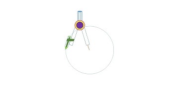 Use Pencil Compass In PowerPoint Presentation.