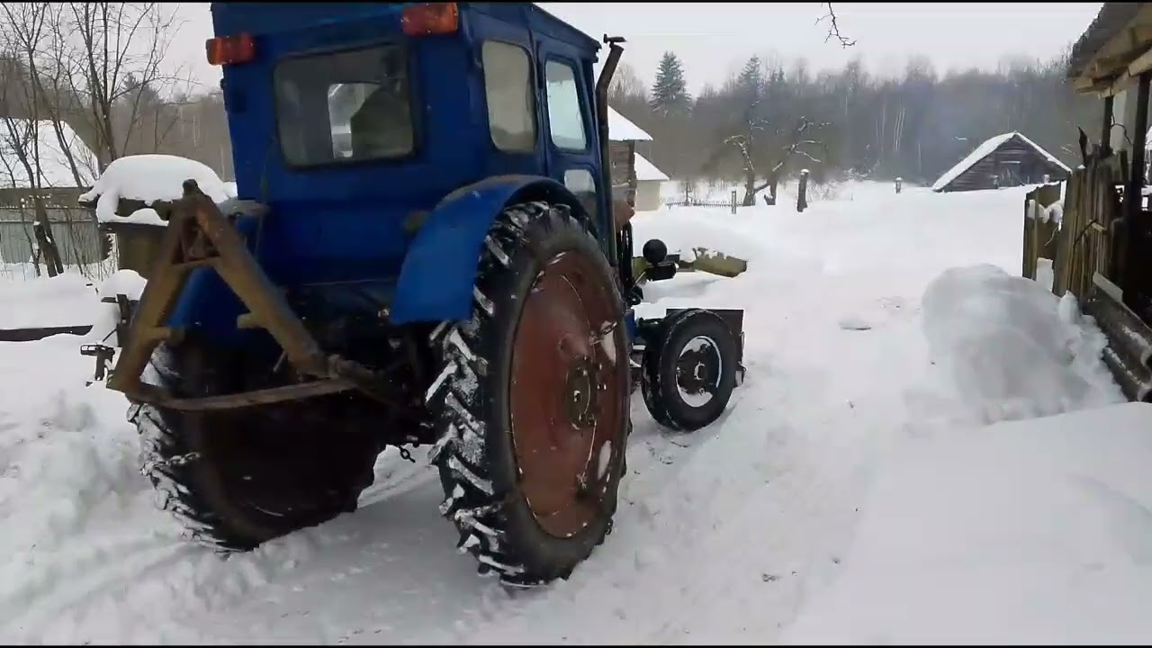 Т-40 расчистка снега,Зима 2026!!!