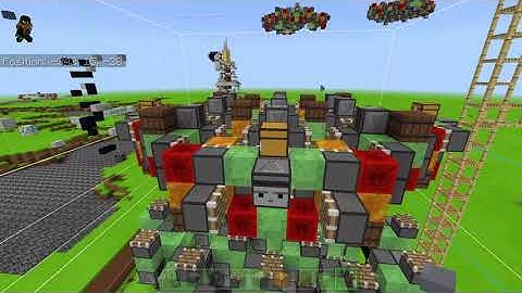 4 way Flying machine Elevator in Minecraft Bedrock! (6 way flying machine with stations)