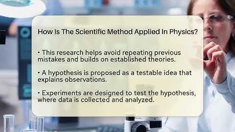 How Is The Scientific Method Applied In Physics? - Science Through Time