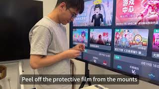 A quick setup demo of SenTouch on a large display.