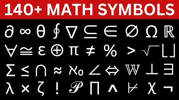 140+ Insane Math Symbols (With Examples)