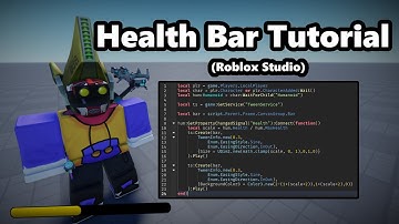 How to make a health bar in ROBLOX STUDIO (Tutorial)