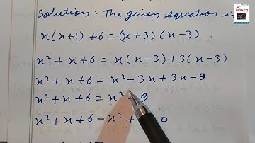 Class 10 maths chapter 4 Quadratic equation Exercise 4(a)