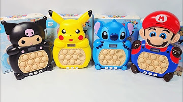 ASMR Playing Pop it Electronic Fast Push Game Fidget Toy | Stage Mode | Level Mode