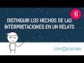 Distiguir hechos de explicaciones