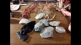 Processing Deer Sinew Video #2 Splitting