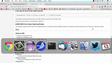Minecraft Tutorial Chapter 7: Setting up Minecraft Forge in Eclipse for Modding