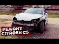 Восстановление ПОСЛЕ ДТП Citroen C5. Кузовной ремонт на СТАПЕЛЕ.