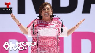 EN VIVO: Candidata opositora mexicana cierra campaña en Monterrey | Al Rojo Vivo | Telemundo