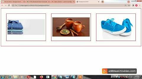 Html - Table - border spacing- padding - image