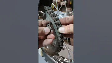 chain link installation, motorcycle or dirt bike