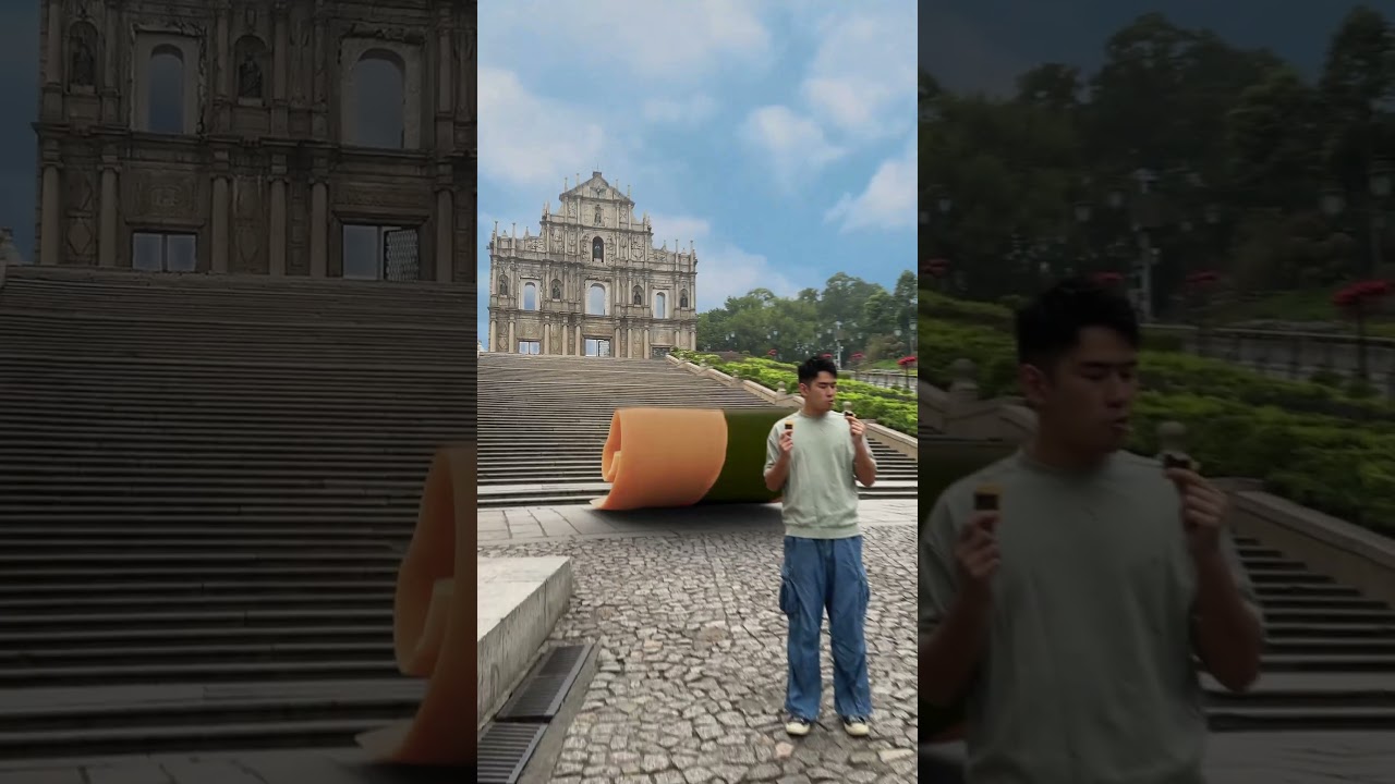 A Giant Phoenix Egg Roll Rolling Down the Streets of Macao 😂