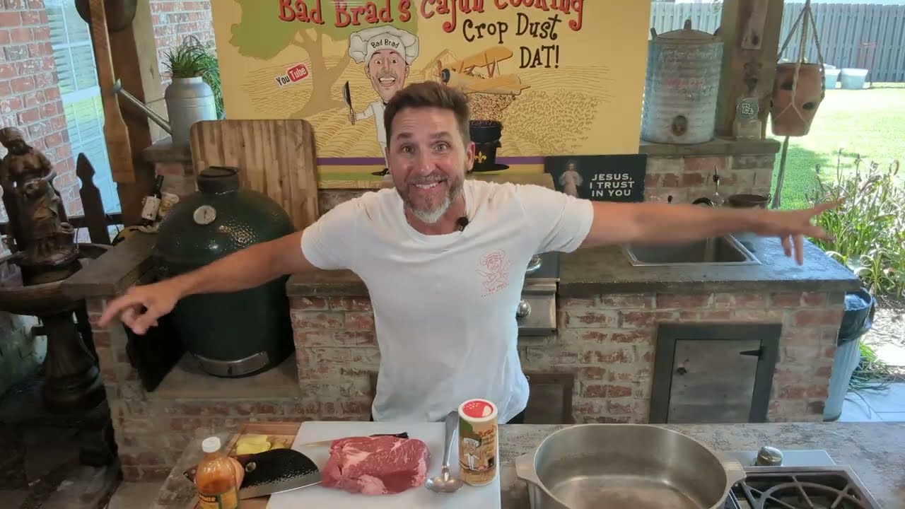 Bad Brad's Cajun Cooking Ep 77: Chuck Roast in a gravy