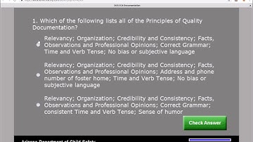 DCS Training CA Instructional Video