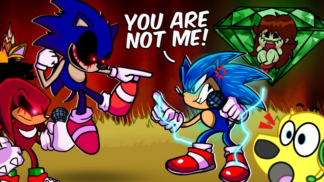 Mean while with sonic.exe and EXE on the there way back to life :  r/FridayNightFunkin