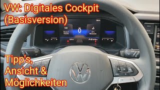 Basisversion: VW Digital Cockpit - Taigo, Polo, T-Roc, T-Cross, Volkswagen - Ansicht & Einstellungen screenshot 4
