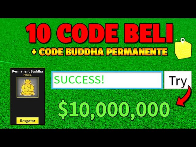 CORRE!! NOVO CÓDIGO DA FRUTA DO BUDDHA PERMANENTE NO BLOX FRUITS