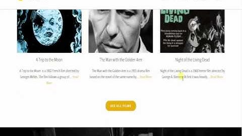 Harvard CS50 Final Project: Public Films Website