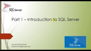 Introduction to SQL Server Part - 1