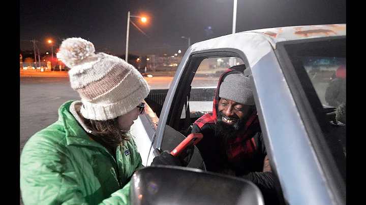 A group counts the Charlotte homeless on a freezin...