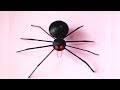 Diy halloween decorations  huge paper spider from newspaper  little crafties