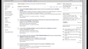 Searching PubMed with MESH