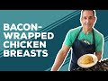 Love & Best Dishes: Bacon-Wrapped Chicken Breasts with Chile Cheese Sauce Recipe