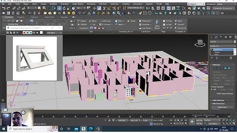 3DsMax Tutorials, Learn 3D Modeling  an Exterior using AutoCad Plan from Scratch in 3Dsmax. Part 7